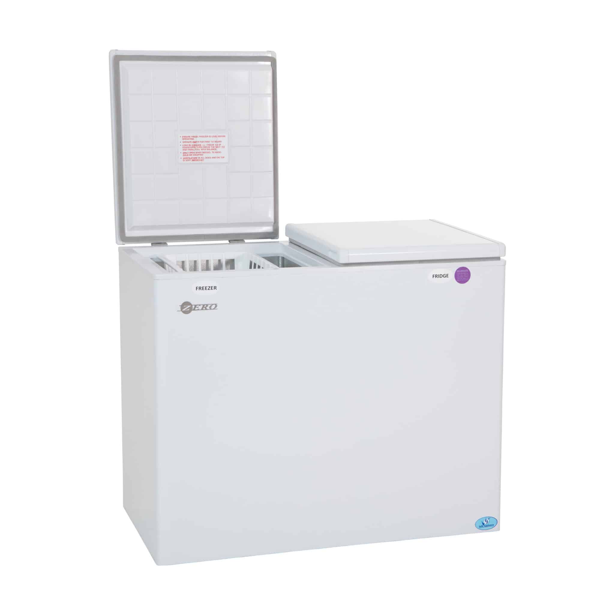 Zero 236L Side By Side Gas Electric Fridge & Freezer - Image 2