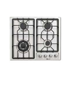 Zero 4 Burner Stainless Steel Top Gas Hob
