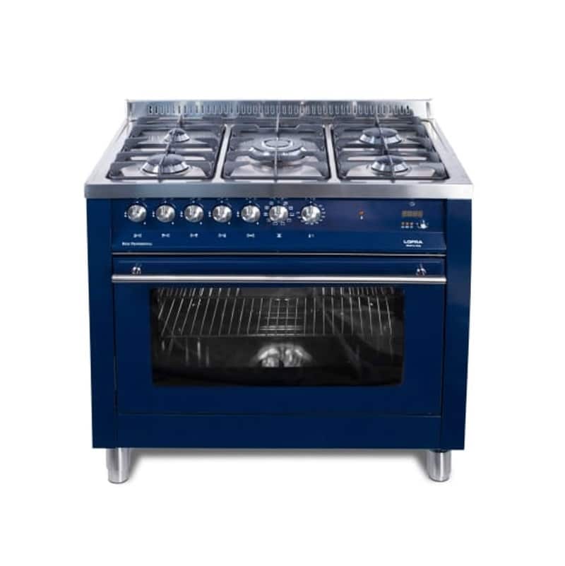 Lofra 90cm 5 Gas Burners Electric Oven - Navy Blue