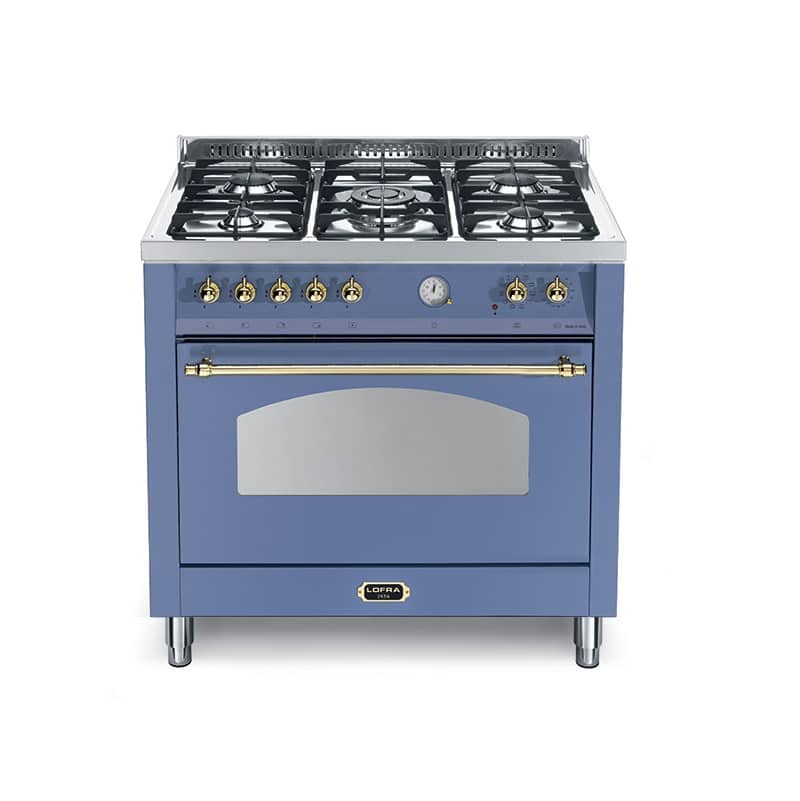 Lofra 90cm 5 Gas Burners With Multifunction Oven - Lavender Blue